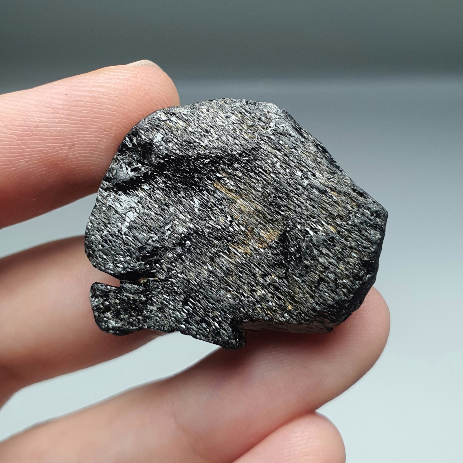 69.5 Black Spinel Pleonaste Rare Natural black Spinel Thailand Kanchanaburi