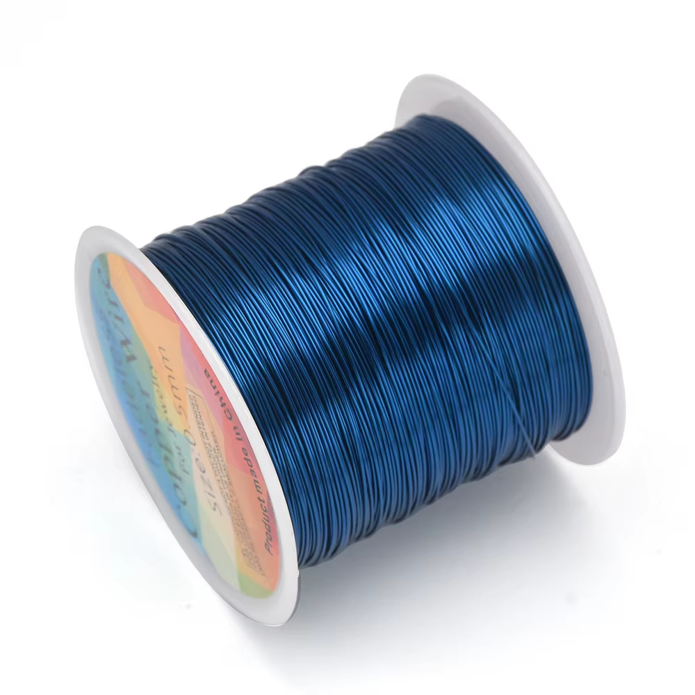 100M Copper Wire Beading Cord 0.3/0.4/0.5Mm for Jewelry Making Accessories