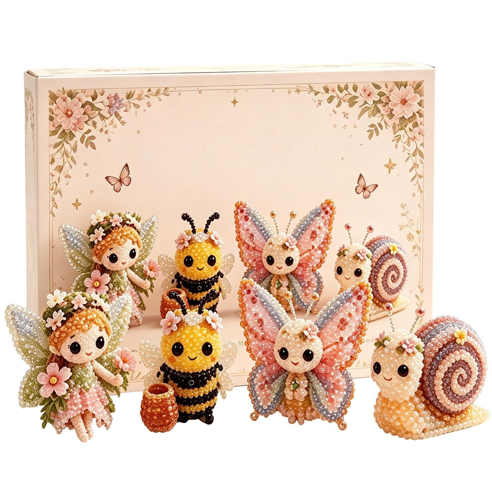 Tiny 3D Beaded Animal DIY Kit Beginner-Friendly DIY Fantasy Realm Beaded Set