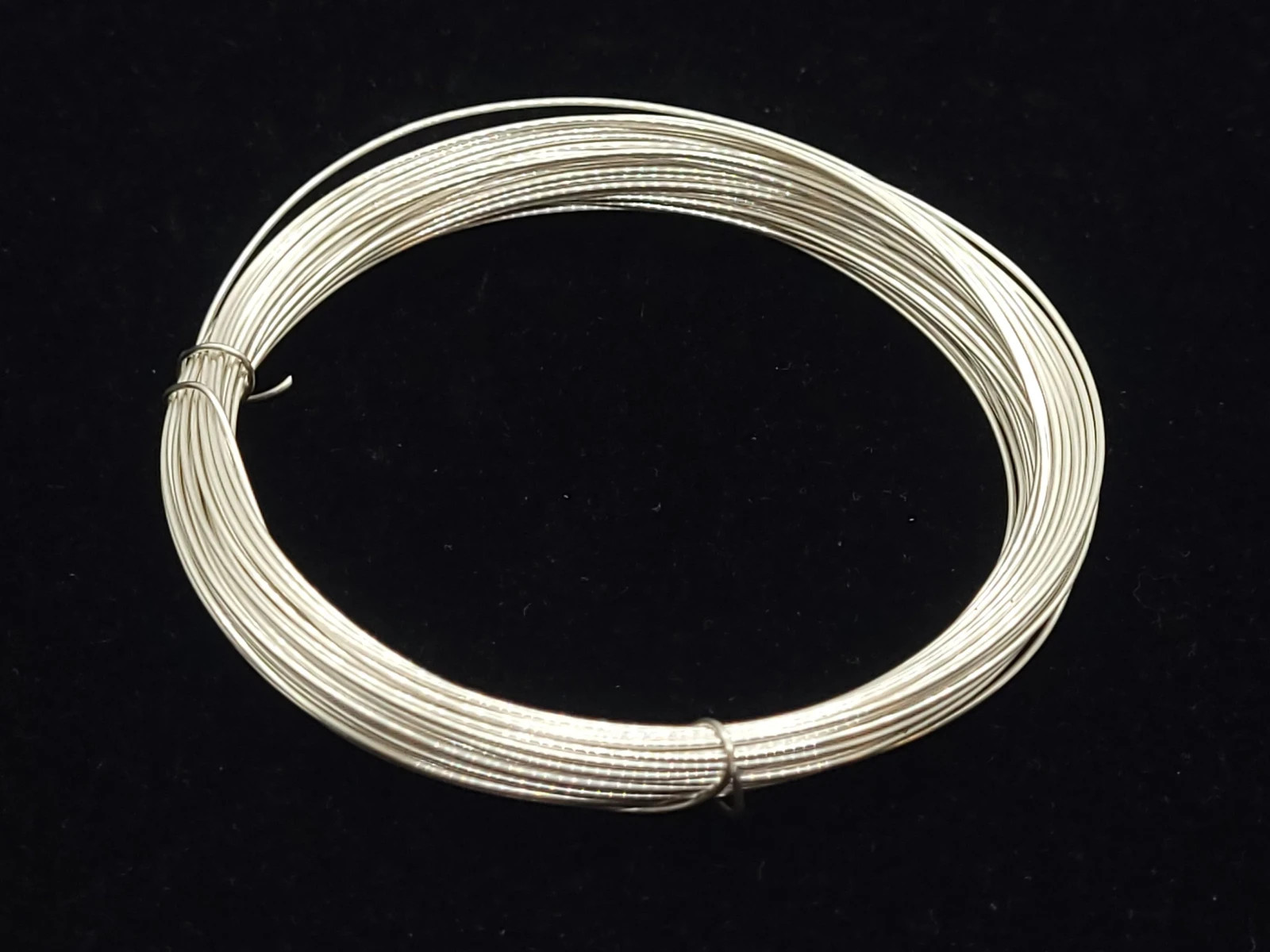 Sterling Silver Wire Round, Soft, 24, 26 or 28 Gauge – 3 Feet