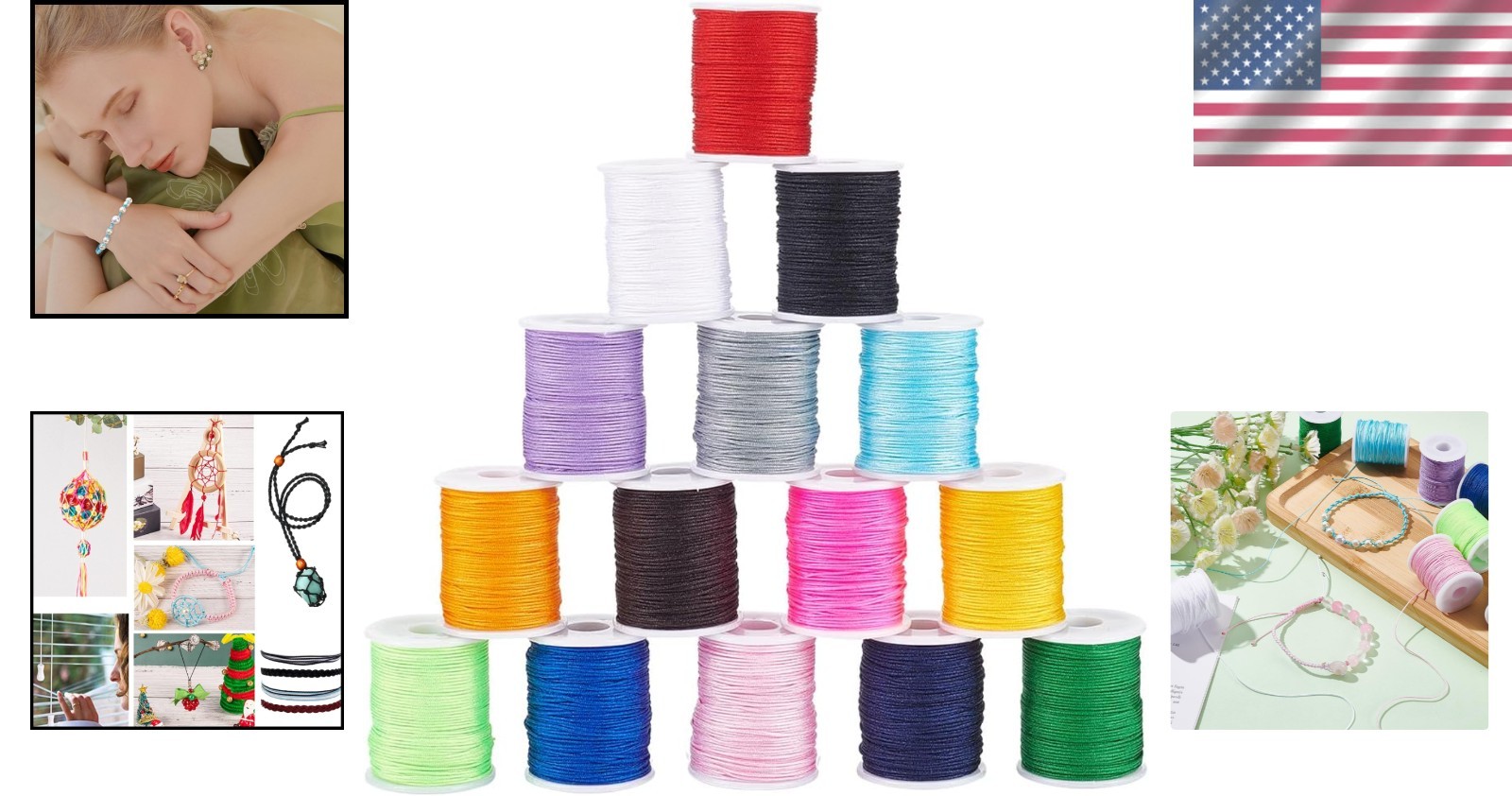 Chinese Knotting Cord – Nylon Bracelet Thread