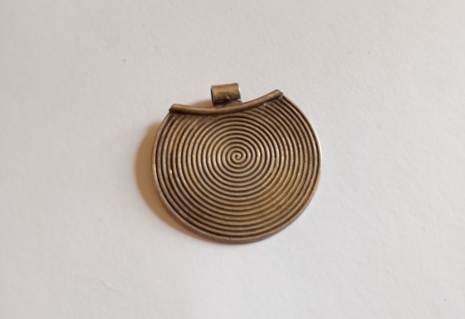 Kare Hill Tribe Silver Swirl Pendant