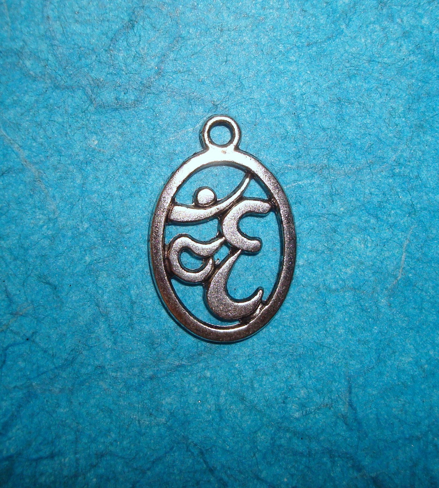 Pendant OM Symbol Charm Hinduism Charm Hindu Charm Meditation Charm Yoga Charm
