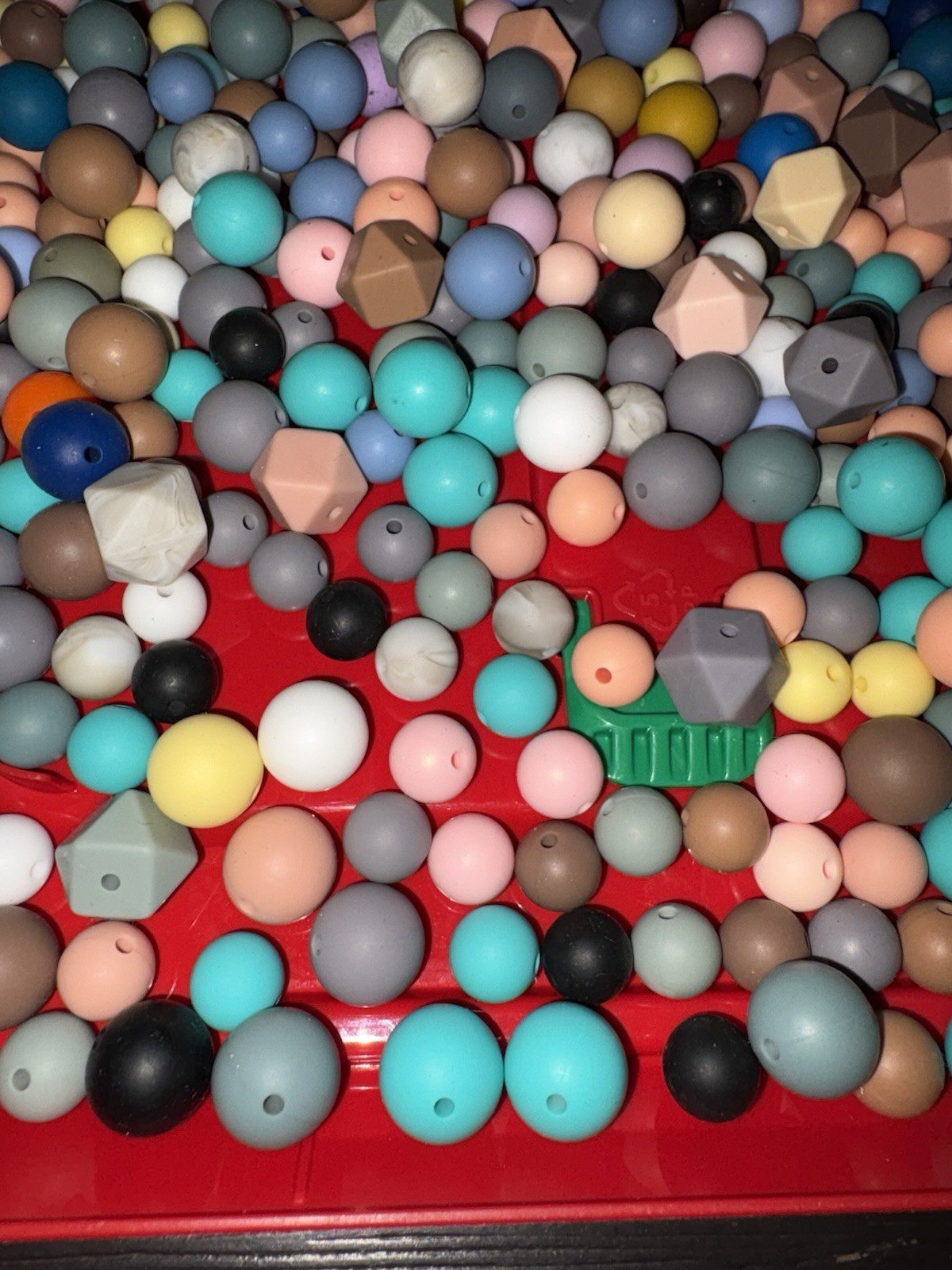 Large Lot Silicone Beads for Crafting Jewelry Making Silicone Beads