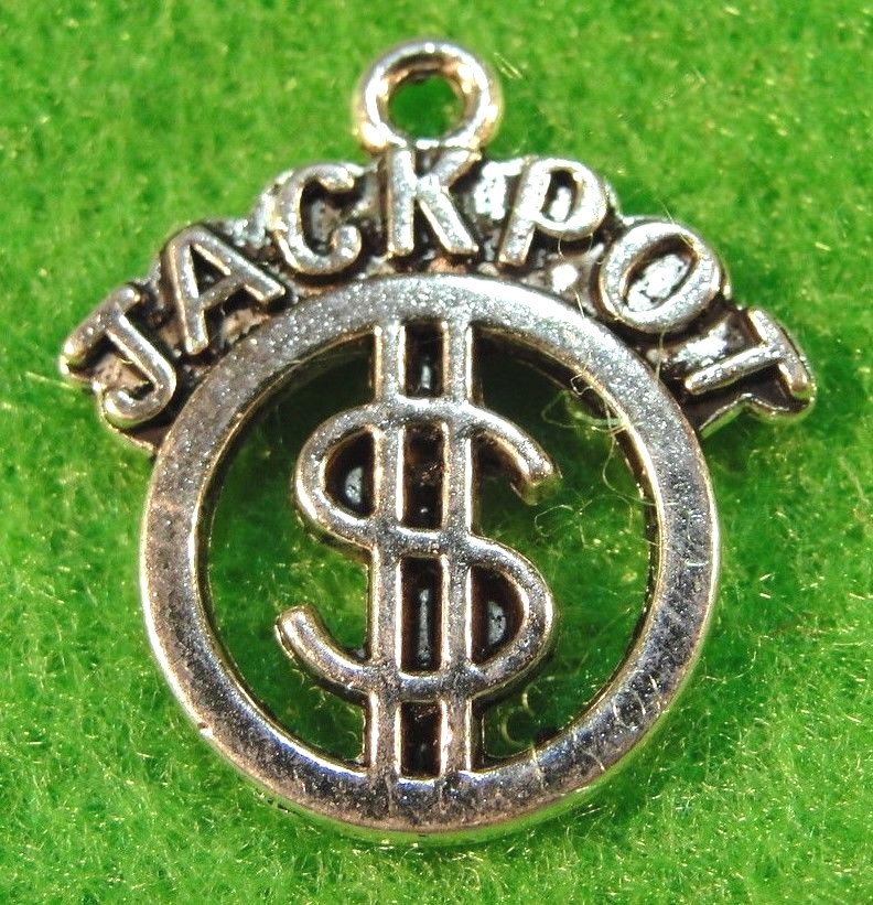 10Pcs. Tibetan Silver JACKPOT $$$$ Charms Pendants Earring Drops PV24