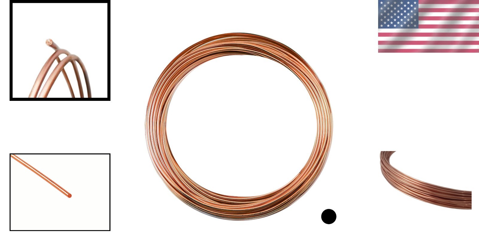 1FT 12 Gauge Pure Copper Wire – Round Dead Soft for Crafting & Repairs
