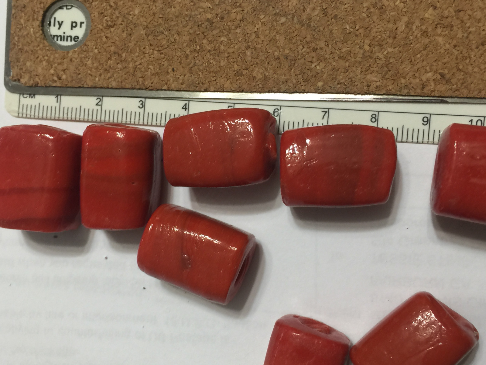 Large Hole Glass Tube Beads for Macrame 6mm to 10mm