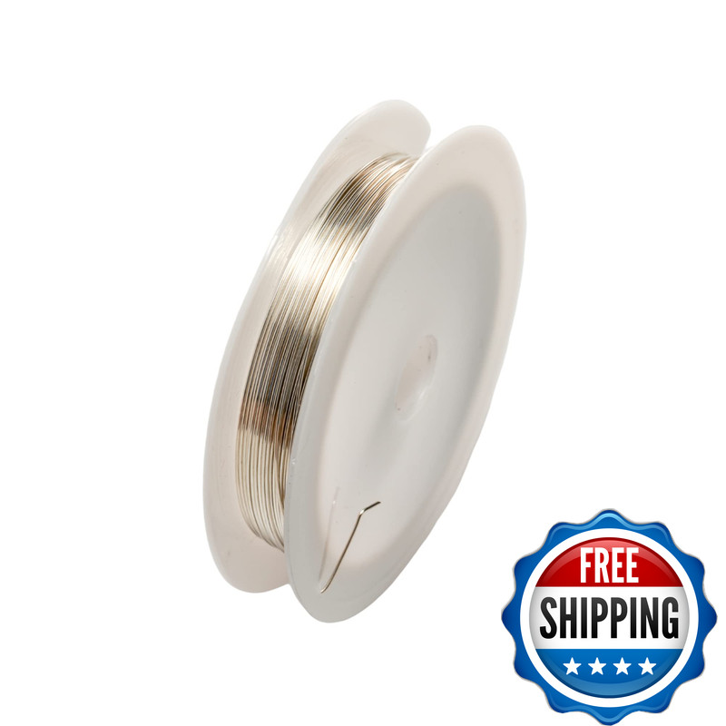 22 Gauge 925 Sterling Silver Wire Half Round Dead Soft Made In Usa – 25Ft By