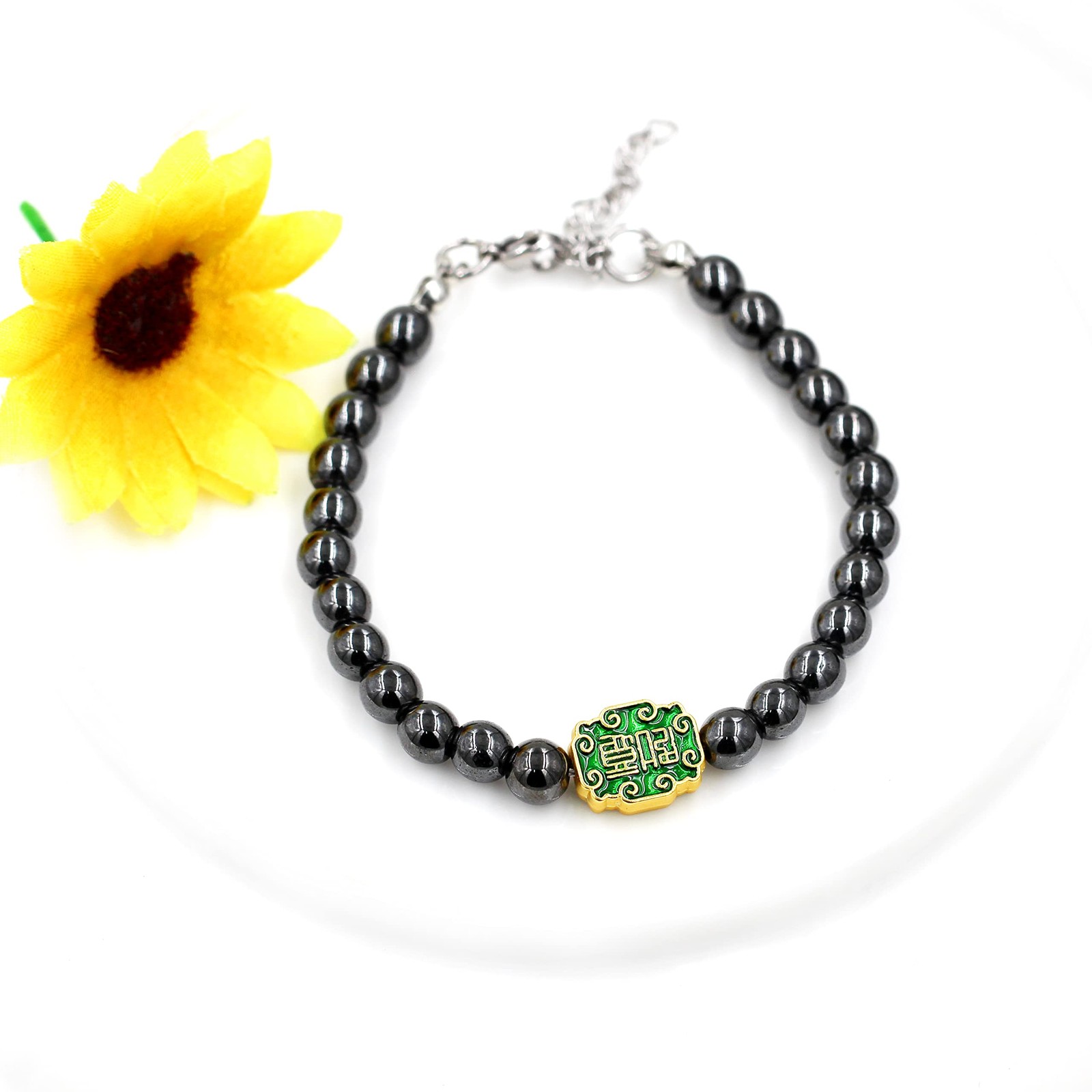 Ancient Chinese Symbol Blessings Ruyi Bracelet, Auspicious Good Luck Gifts, – 02