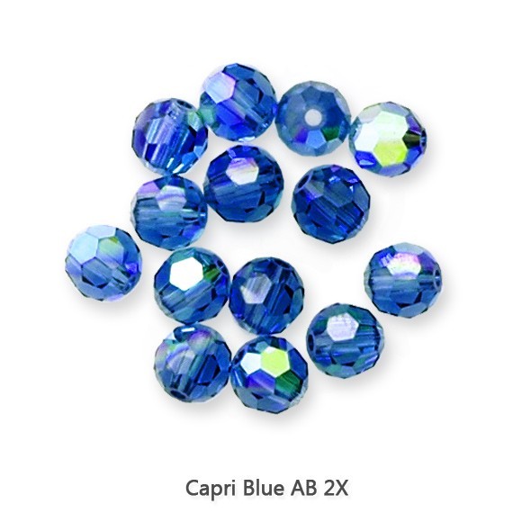 Swarovski 5000 4mm Crystal Round Beads Factory Pack – Select Color/Q’ty