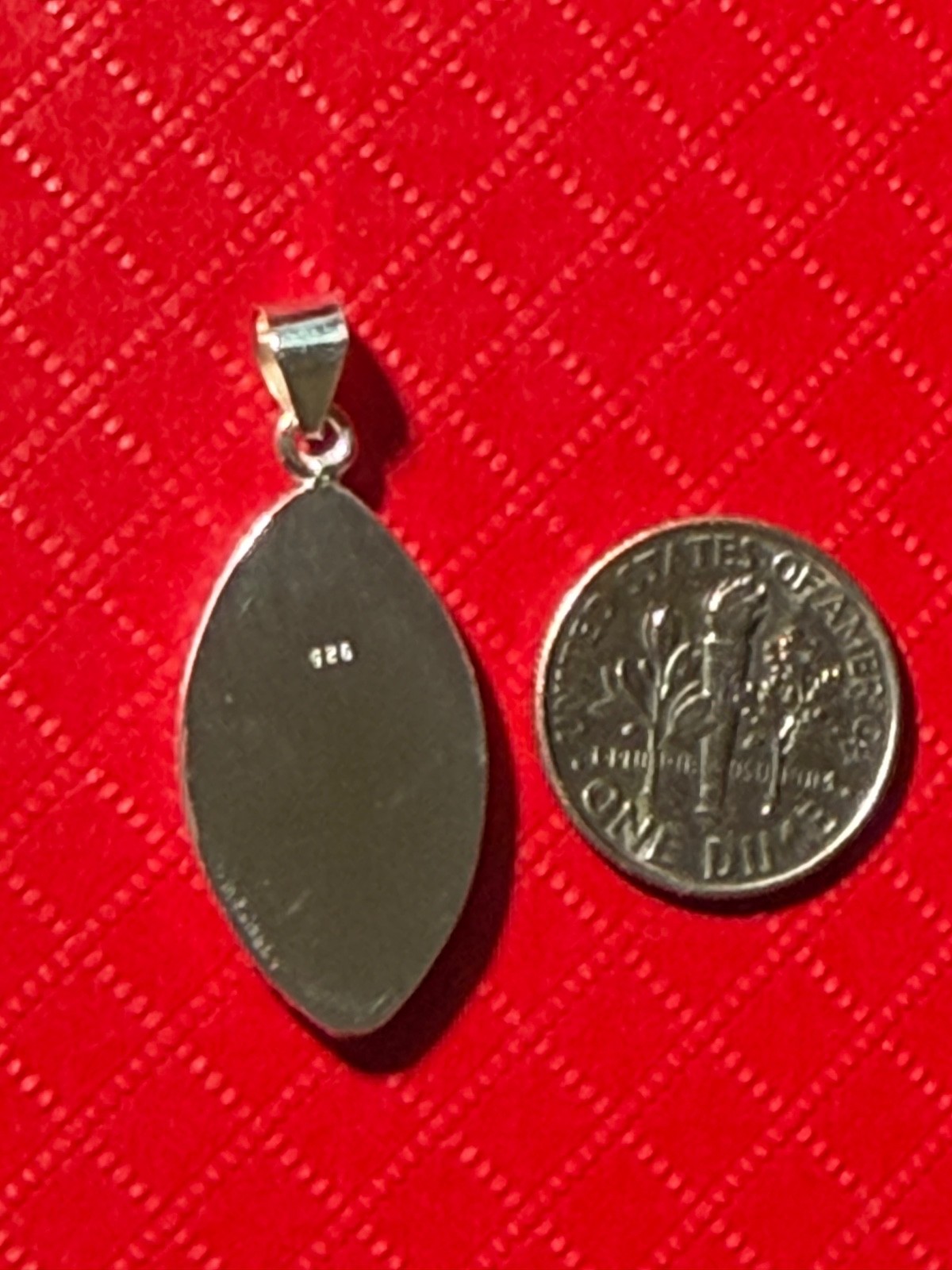 Sterling Silver Pendant Bezel Marquise