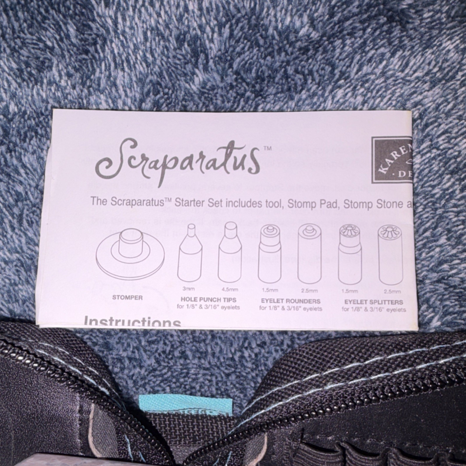 Scraparatus Starter Set Tool Kit with Stomper, Punch Tips & Stomp Pad