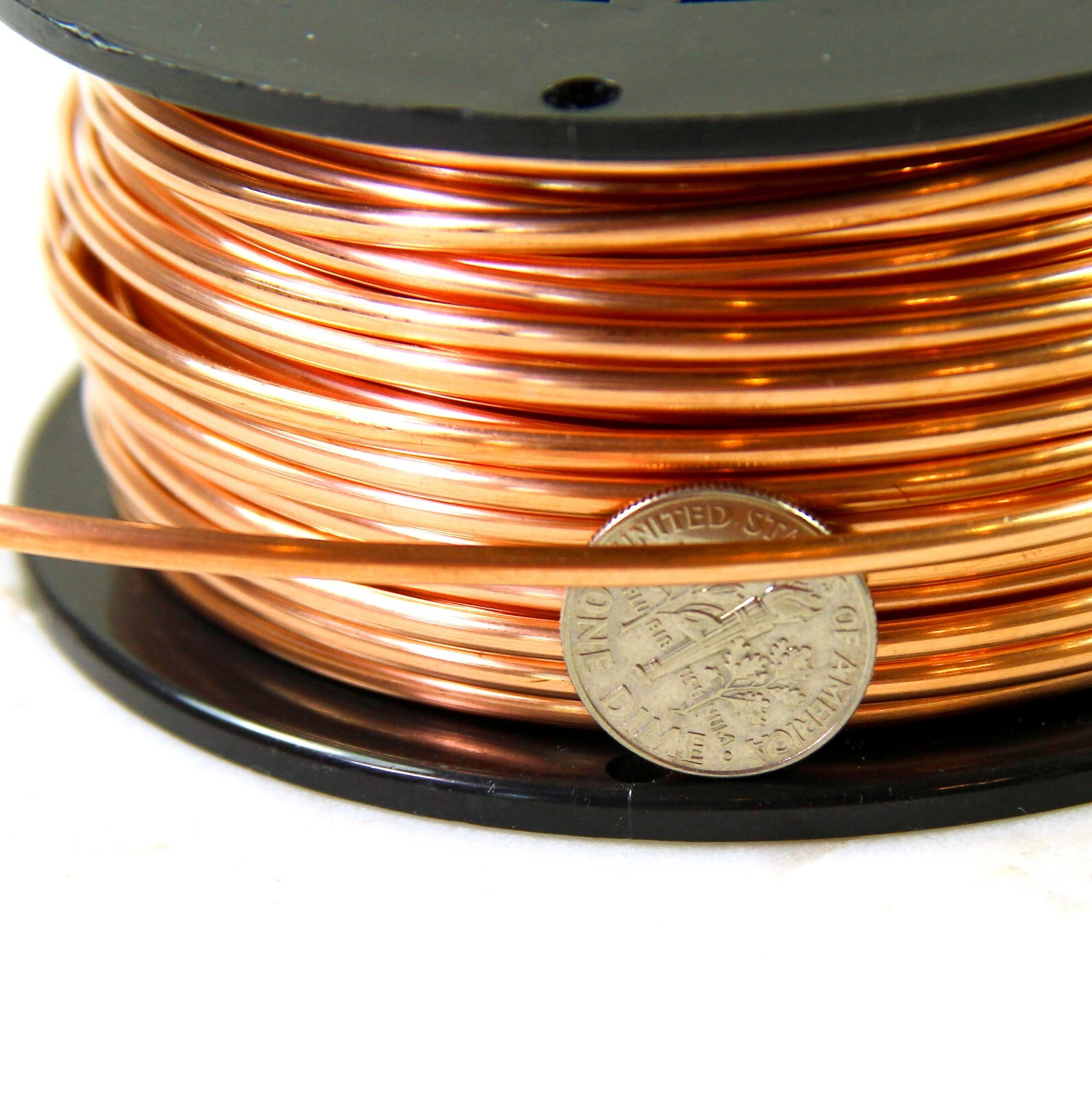 Copper Wire, HALF ROUND, 10 Gauge, Dead Soft, Copper Jewelry Wire, 5 Feet, 22