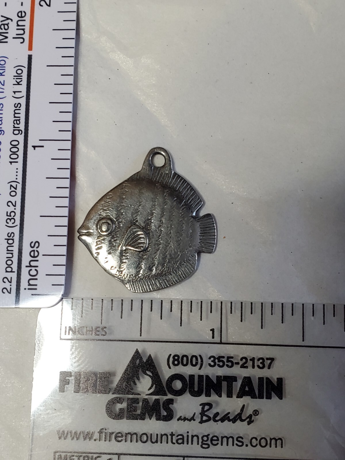 Fire Mountain Gems&Breads Fish Themed Charms Lot Of 6 Types 43 Pieces