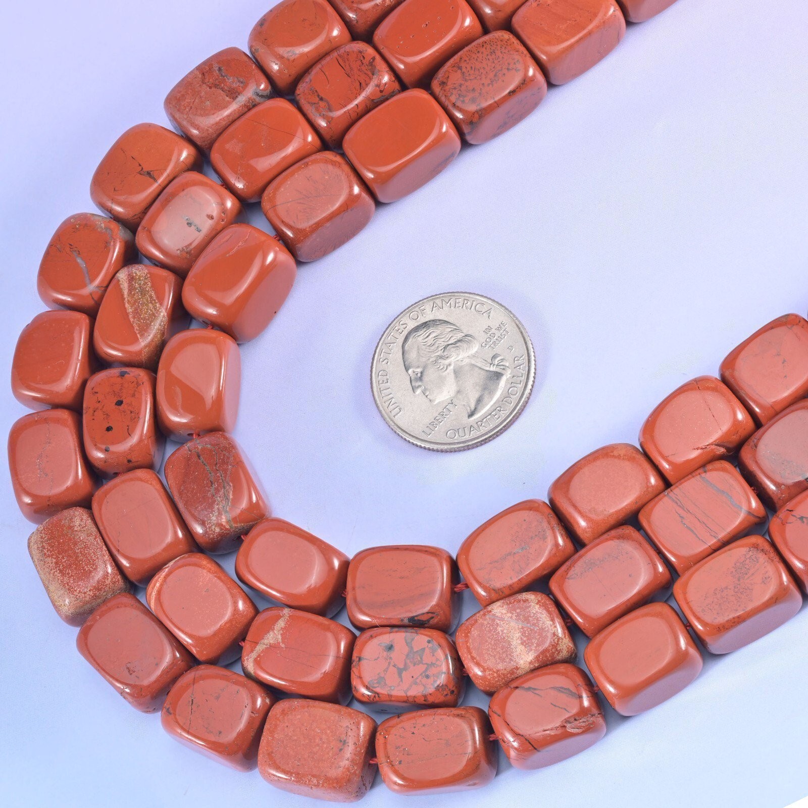 Natural Gemstones Rectangle Cube Nugget Beads Size 9mm to 14mm