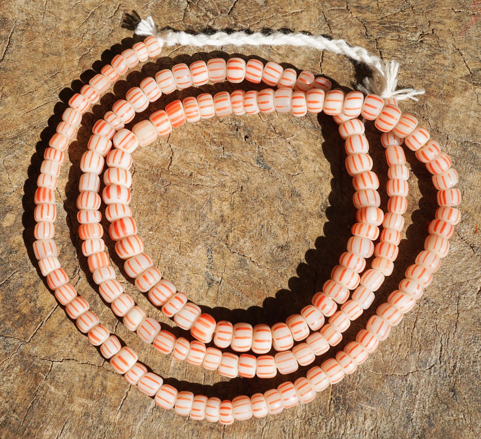 Java Glass Beads (4-6mm) Artisan Made Organic Shaped (2803A278) Indonesian