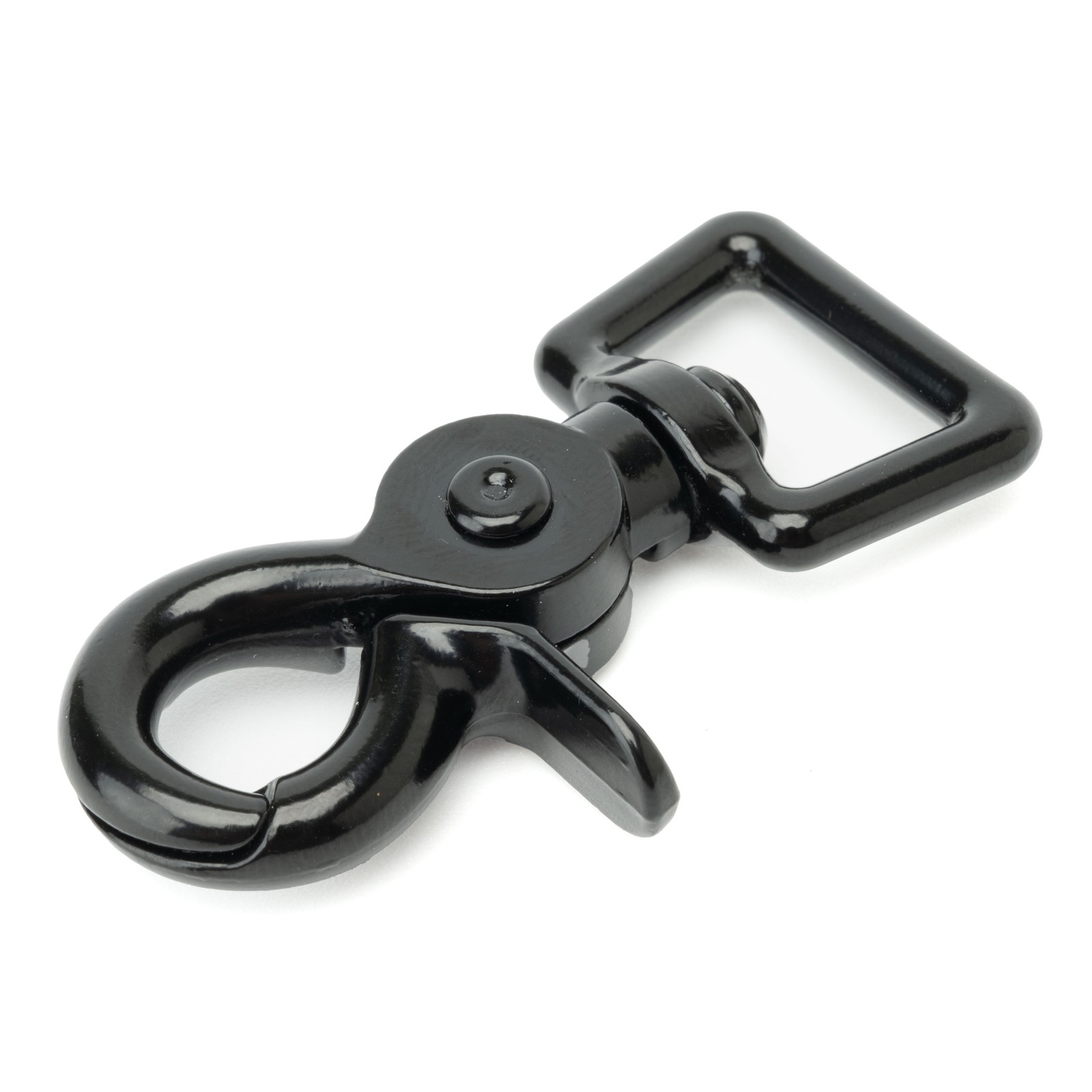 10 – Country Brook Design® 3/4 In. Black Powder Coated Trigger Swivel Snap Hooks