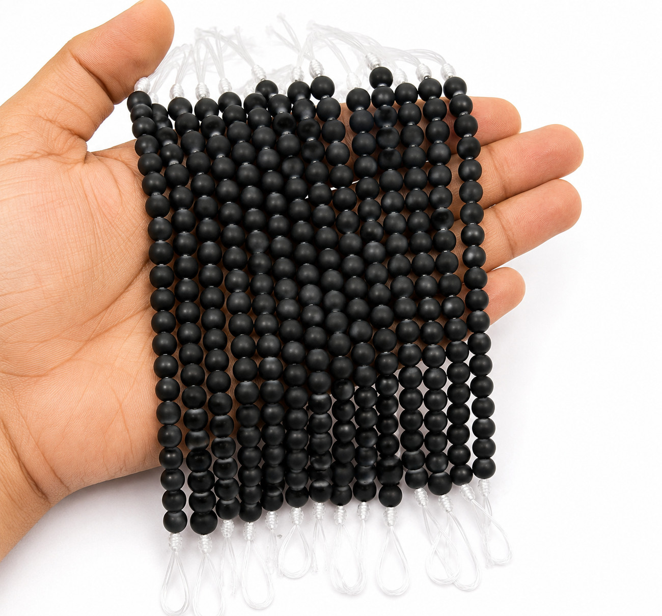 Natural Black Onyx Beads for Jewelry Making & DIY Crafts