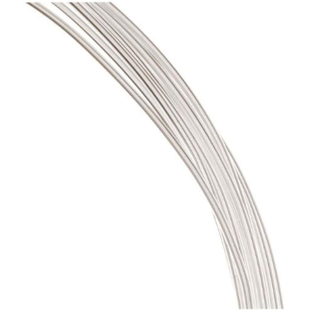 10 Feet Real Sterling Silver Dead Soft round Jewelry Beading Wire (0.5Mm/24 Gaug