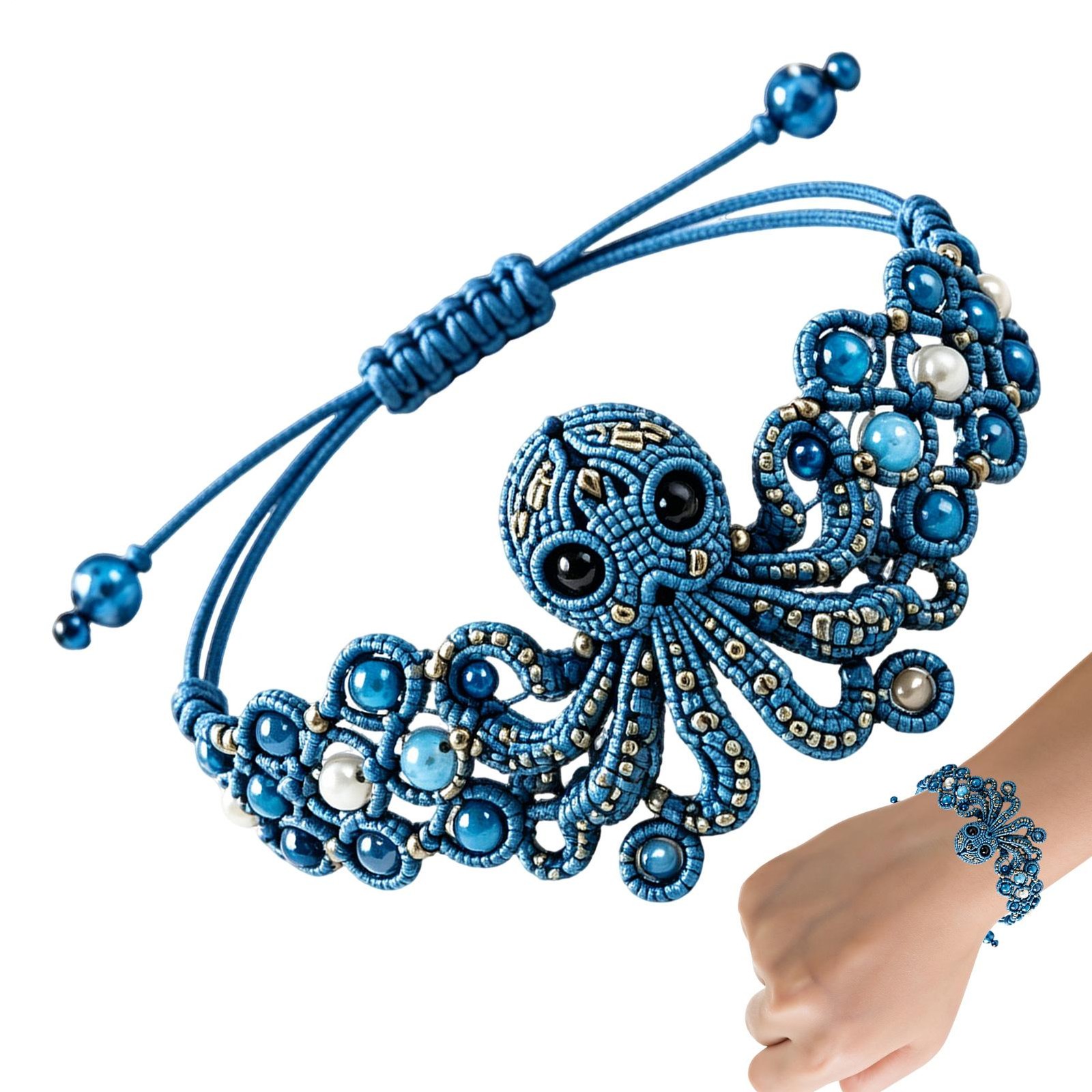 Bead Bracelet Making Kit 3D Octopus Jewelry Crafting DIY Bracelet exceptional
