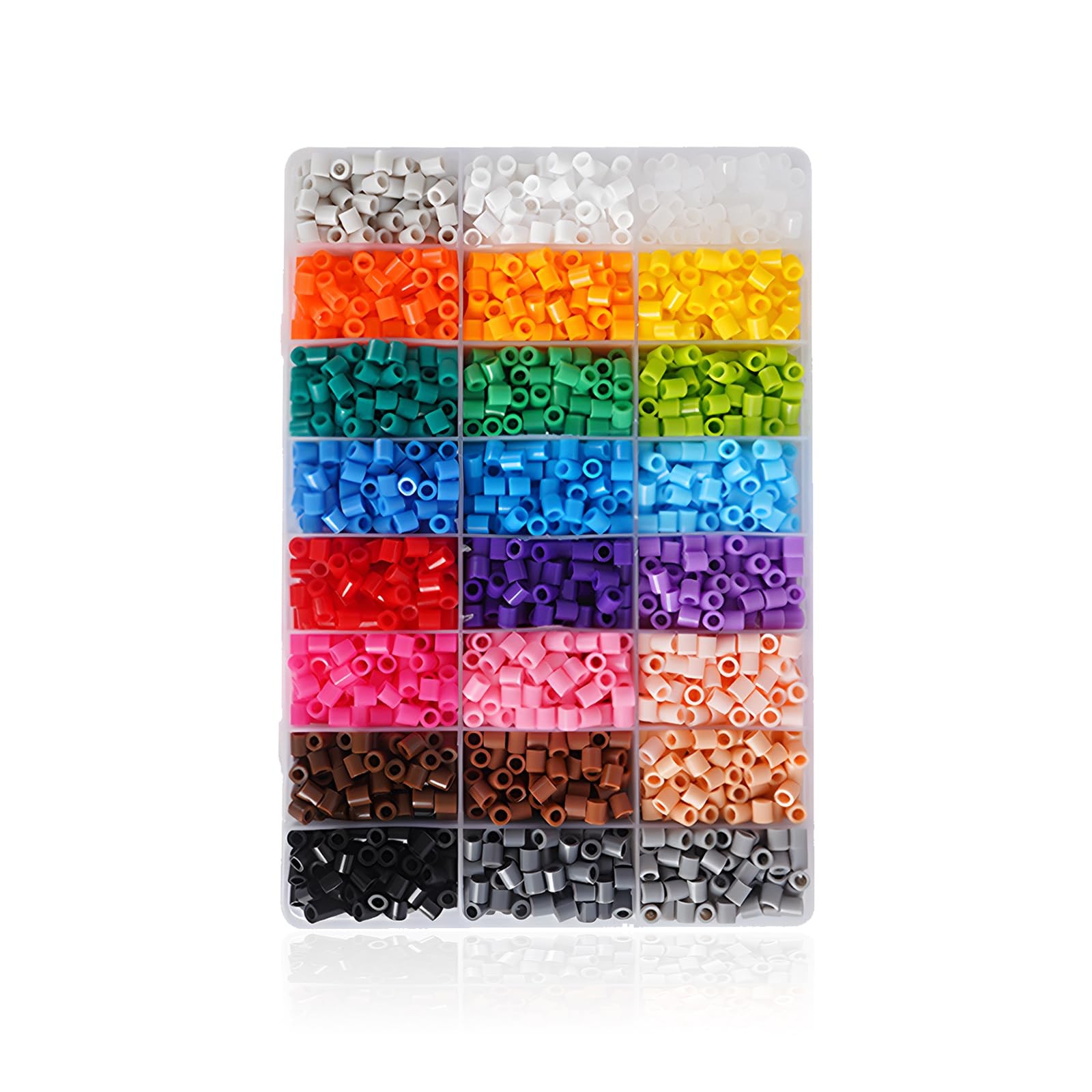 Artkal Fuse Beads 24 Colors 4800 Melty Compatible Perler 5mm, 24 colors