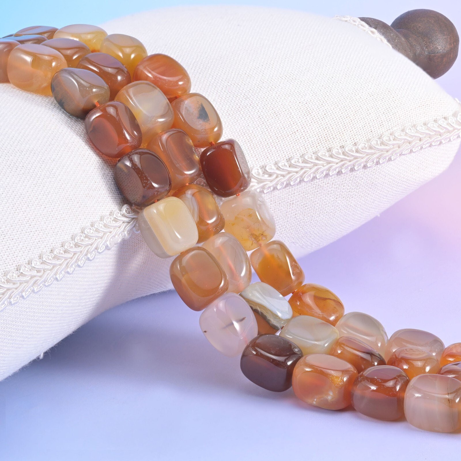 Natural Gemstones Rectangle Cube Nugget Beads Size 9mm to 14mm