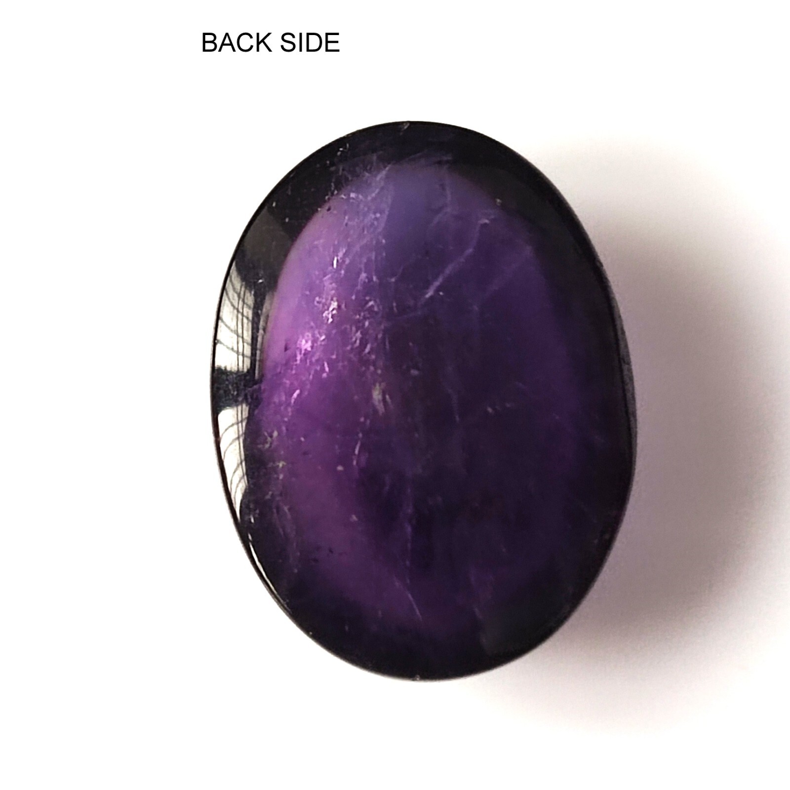 18.00 CARAT NATURAL AFRICAN AMETHYST CABOCHON 15X20 MM OVAL UNTREATED GEMSTONE