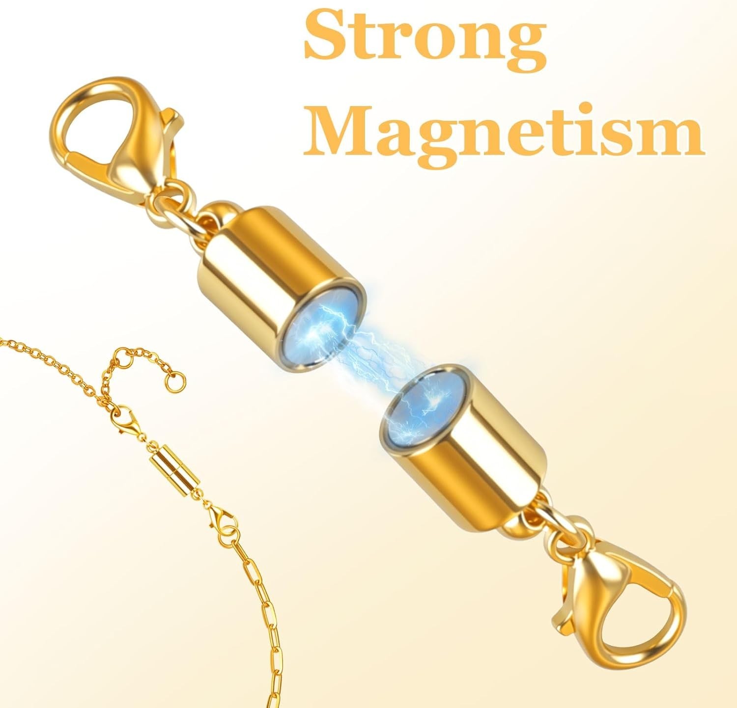 Phinus 12 Pcs Magnetic Necklace Clasps and Closures, Magnetic Clasps for Neck…