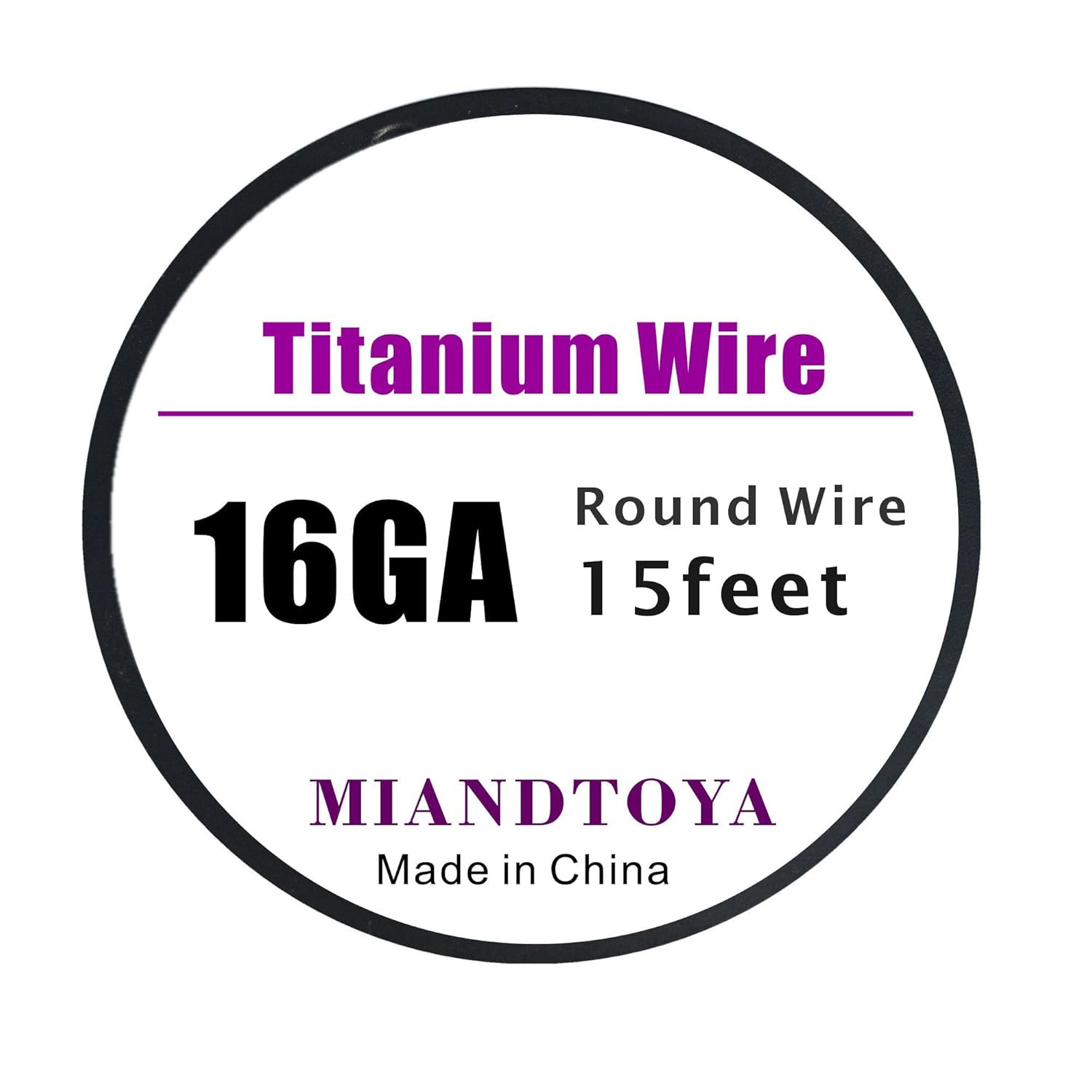 Titanium Wire 15Feet 16 Gauge 1.3Mm TA1 round for Jewelry Making Handmade Art…