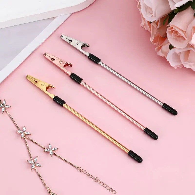 3 Colors Metal Bracelet Helper Tool Easy Jewelry Aid Bracelet Necklace Helper