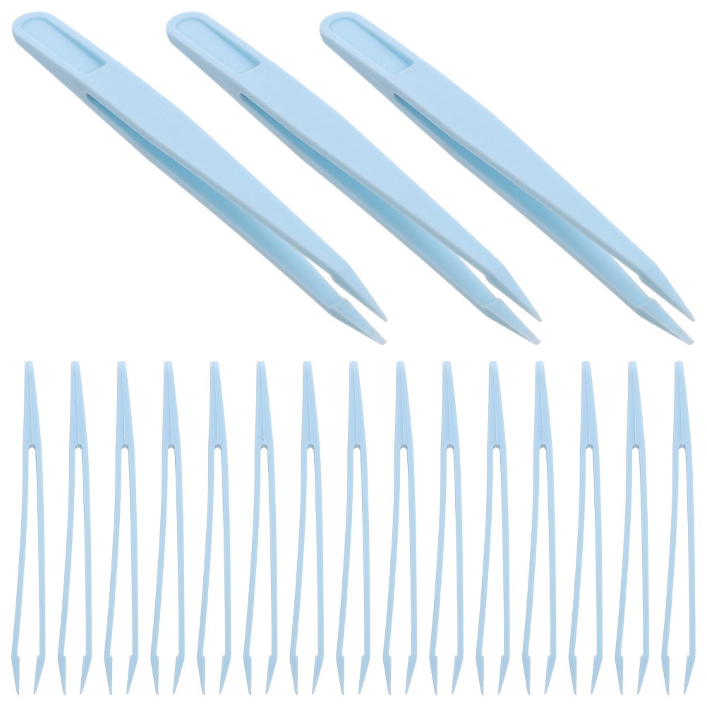 20 Pcs Mini Jewelry Tweezer Kit for Beaded Craft Tool Beads Tweezers