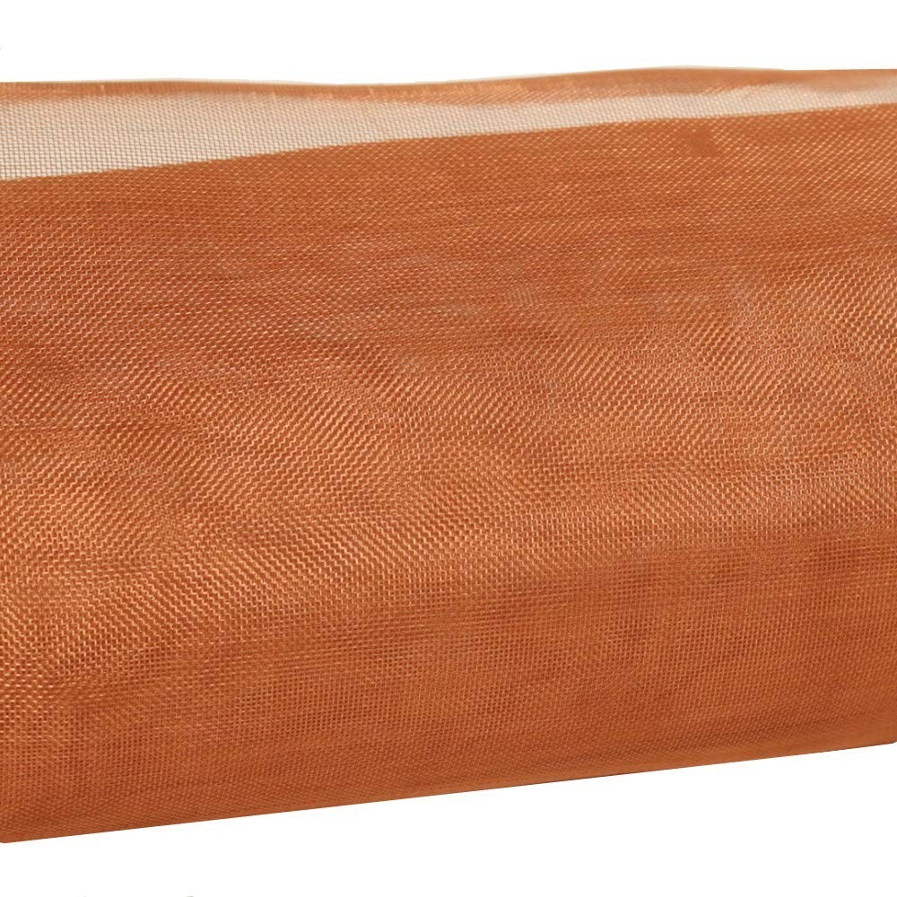 Commercial Grade 40 Mesh Copper Wire Screen – 12.5″ x 38″ for Crafts & Gardening