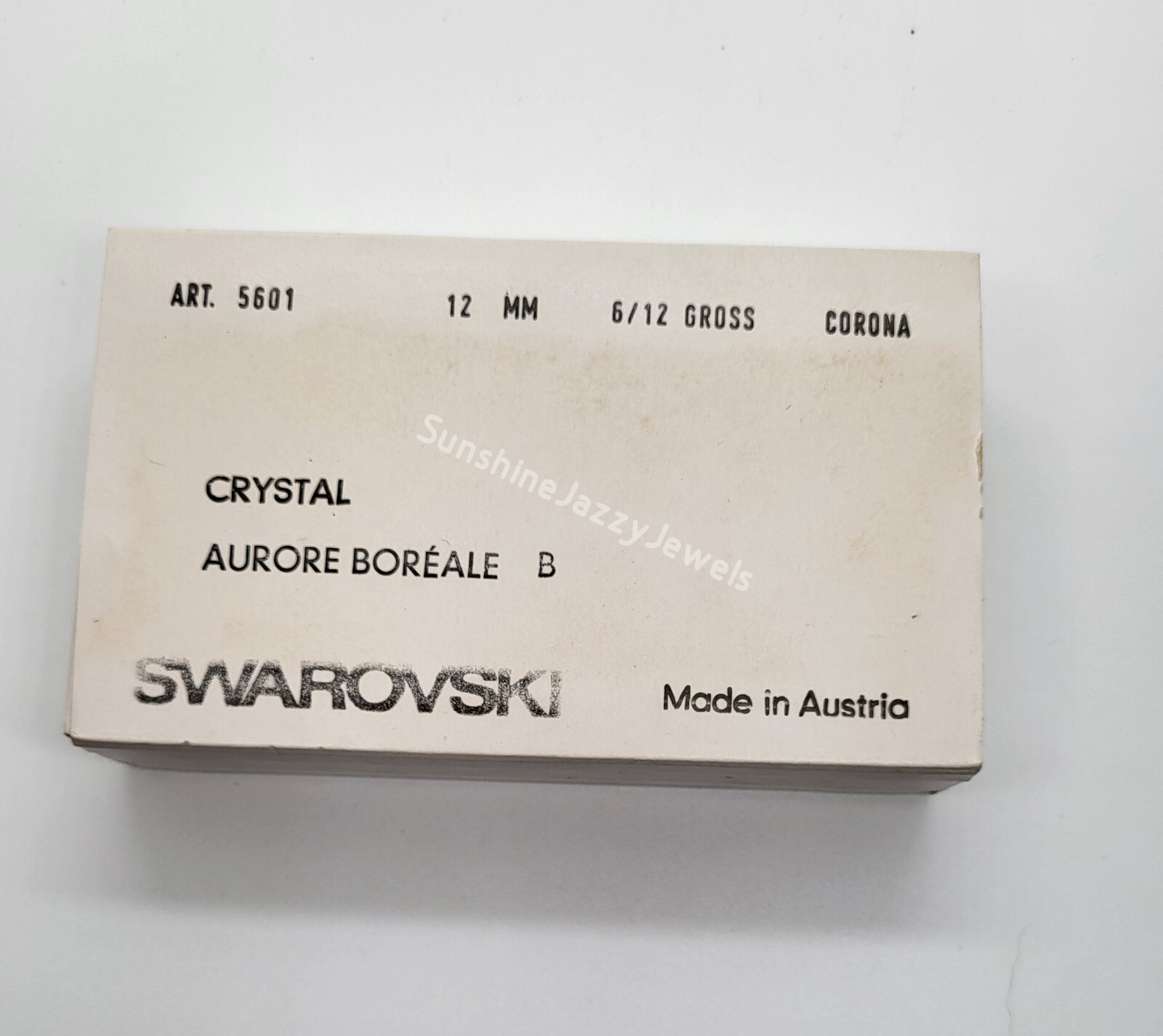 Swarovski Crystal Clear AB Cube 5601 Bead; 5 Sizes: 6mm, 8mm, 10mm, 12mm, 14mm