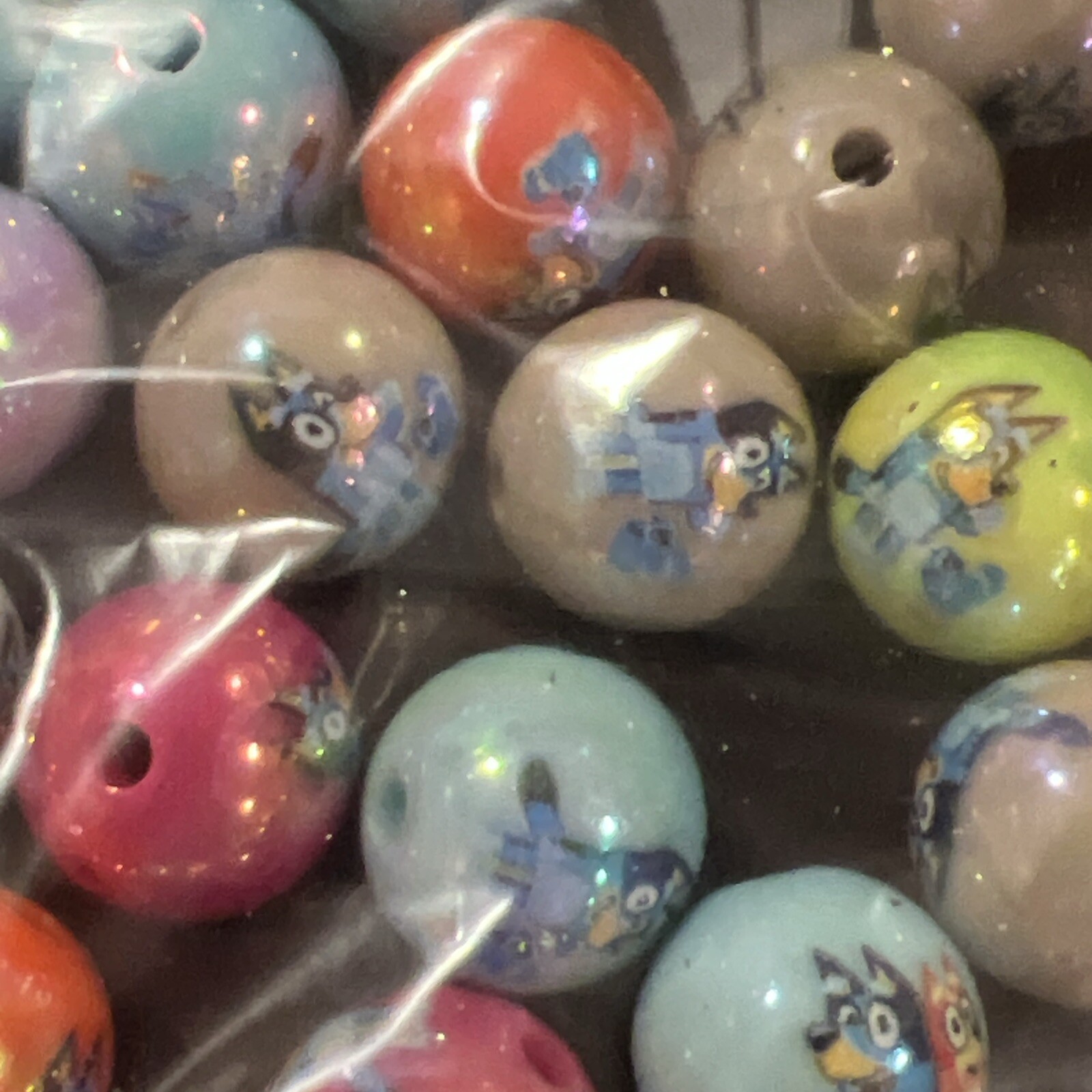 16 Mm Bluey Beads