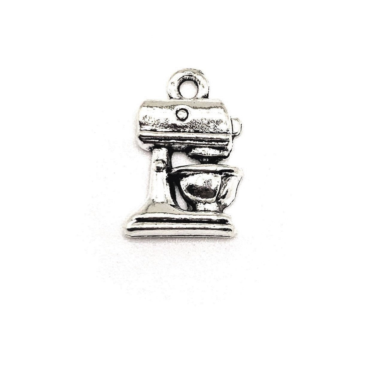 Silver Mixer Baking Charms, 16x11mm – US Seller