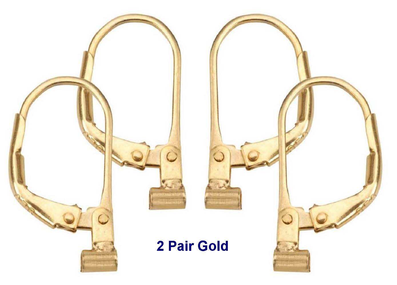 Earring Converter for pierced ears Converts Post earring to Lever-back Earrings