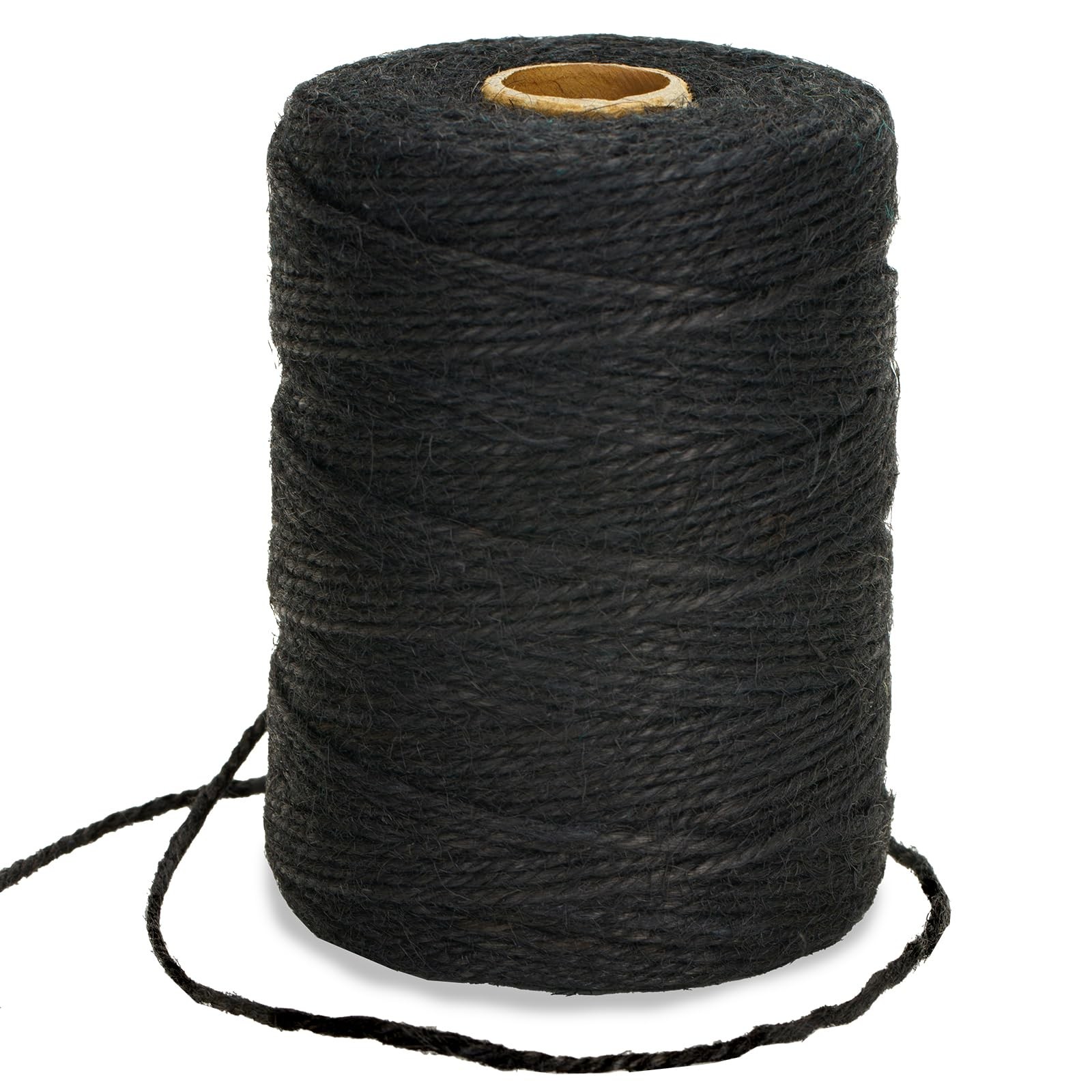 Anwyll 656Feet Black Twine String – 2MM Thick Natural Jute Twine String Heavy…