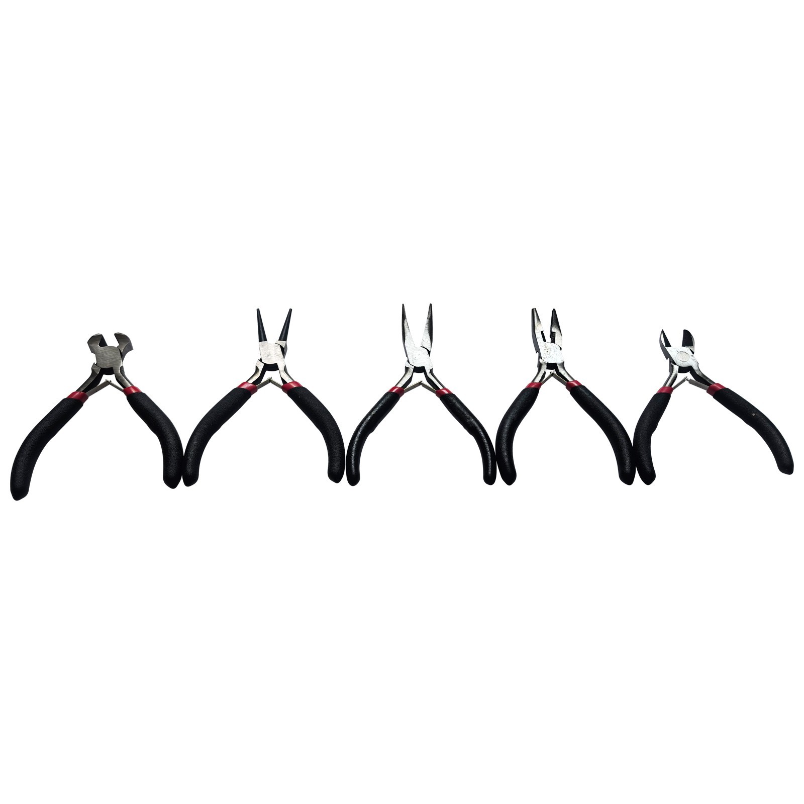 5pcs PLIER JEWELERS PLIERS SET JEWELRY MAKING BEADING WIRE WRAPPING HOBBY Tools
