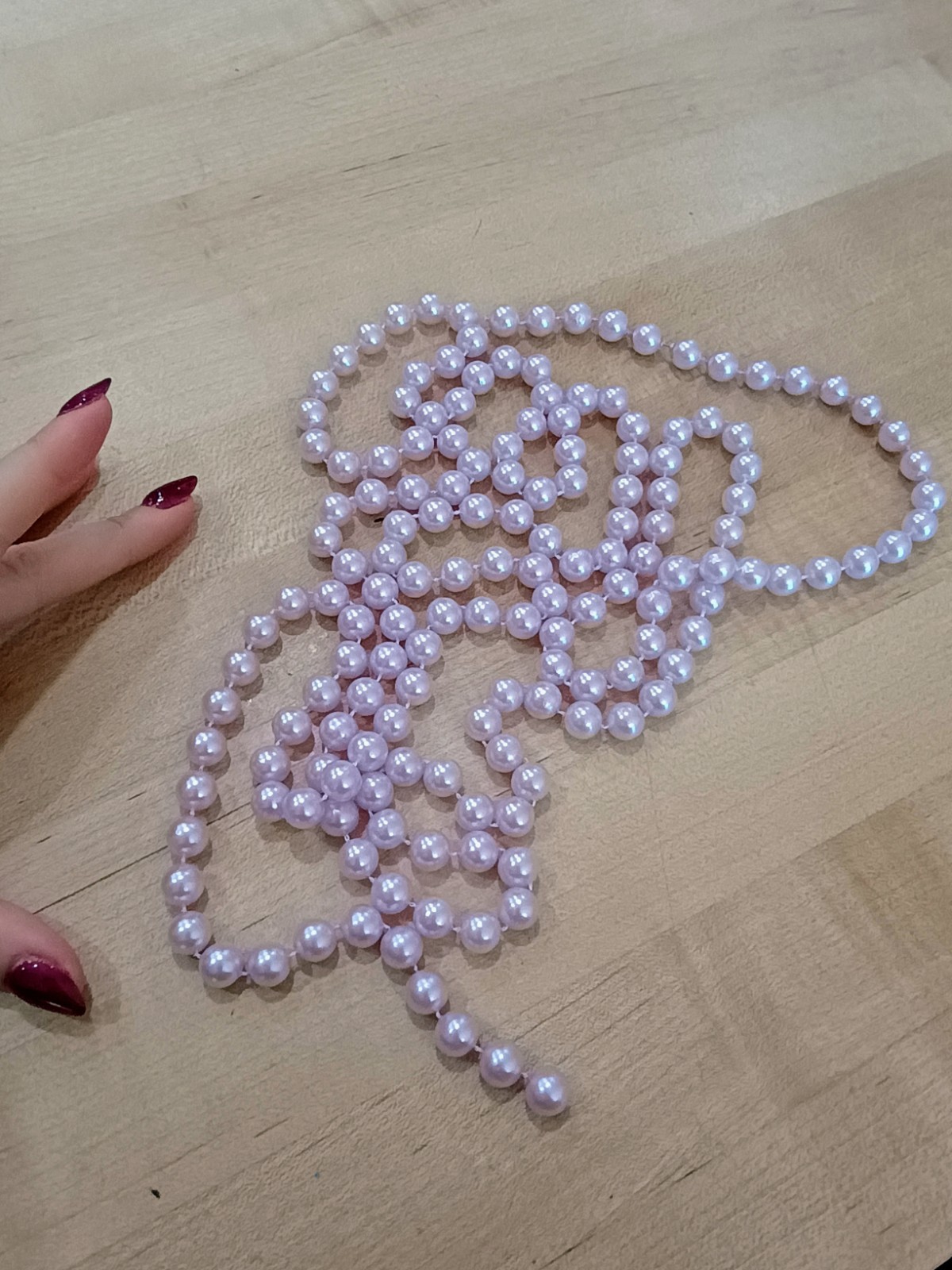 Glossy Round Pearl Beads 8-8.9 mm White Purple Aqua Jewelry Making Lot