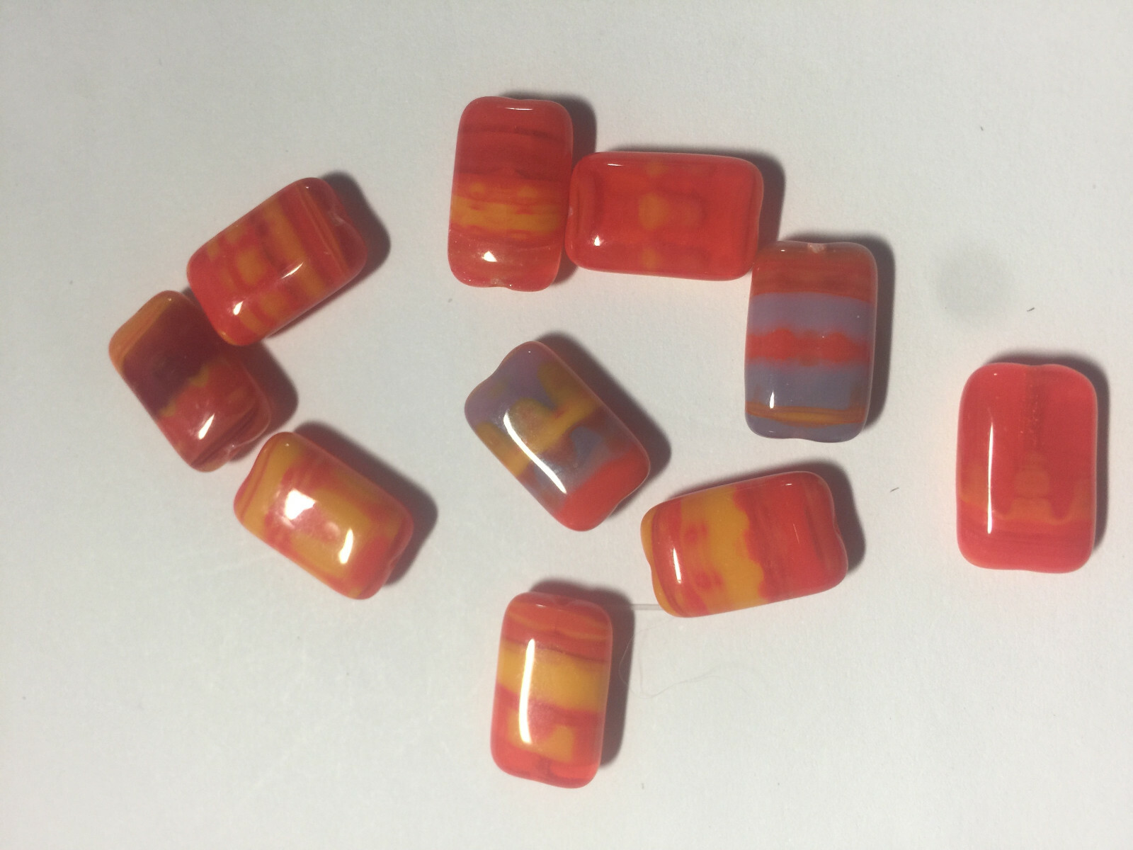 Czech Rectangle Table Cut Beads Beads