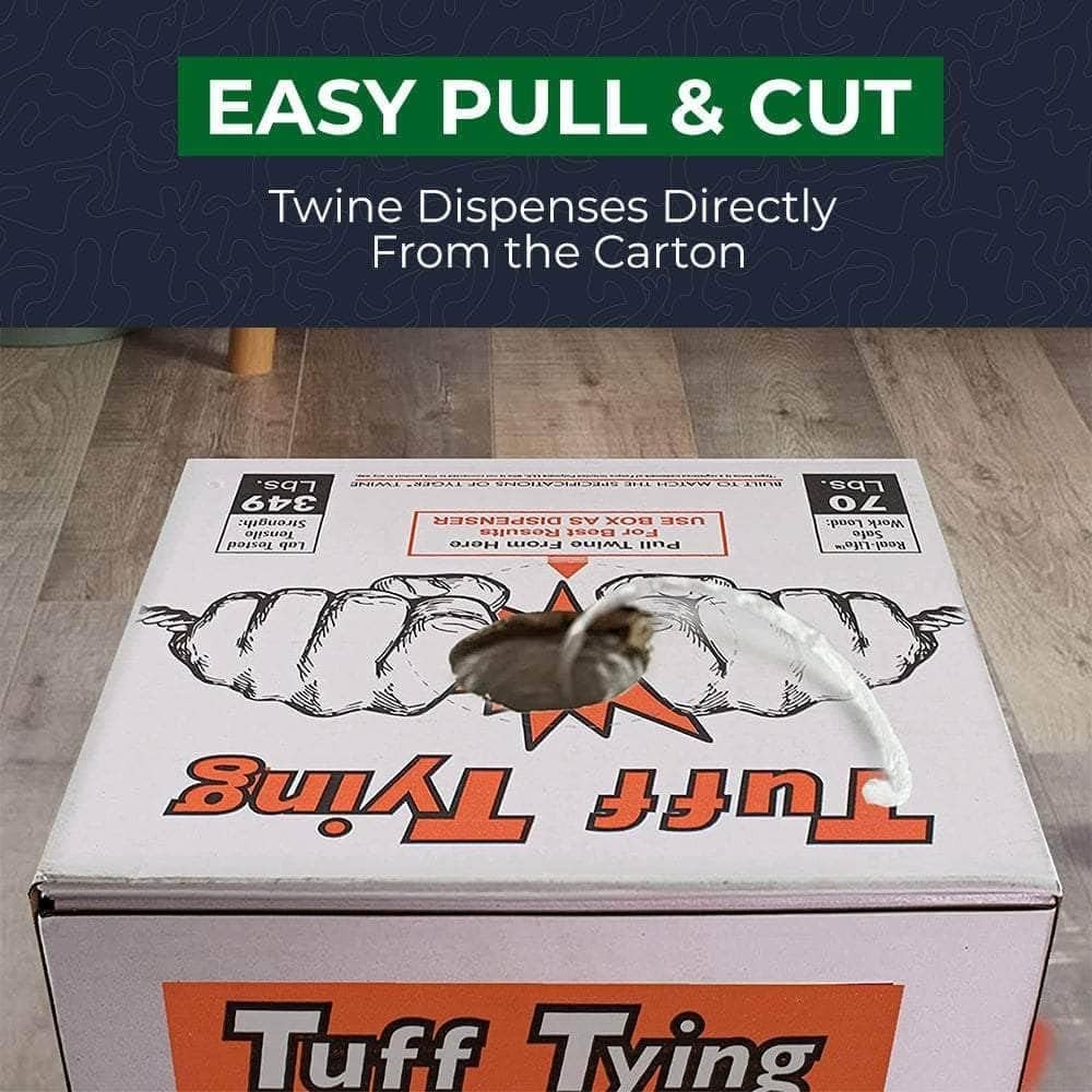 Commercial Tying Twine: 10500ft White Polypropylene, Weatherproof, High Strength