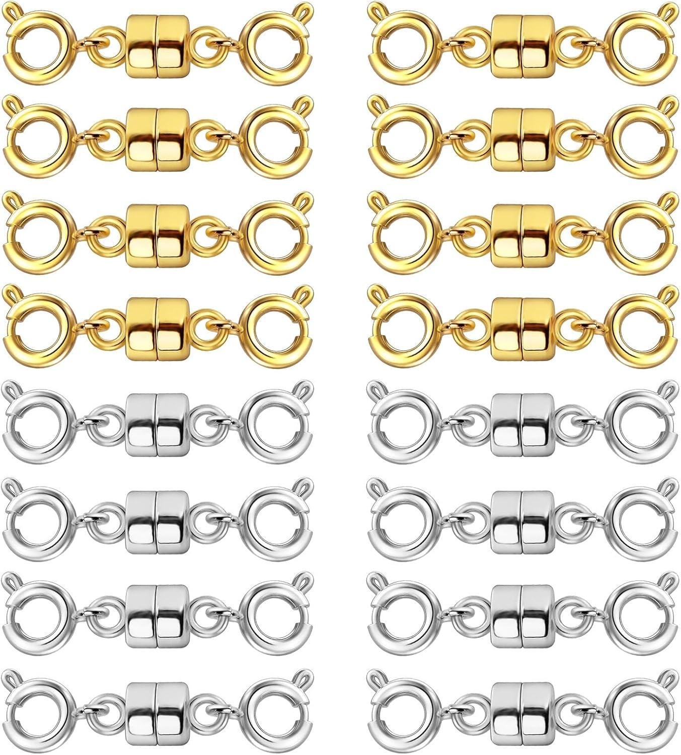 Easy-to-Use Double Magnetic Clasps – Perfect for Personalizing Jewelry Designs