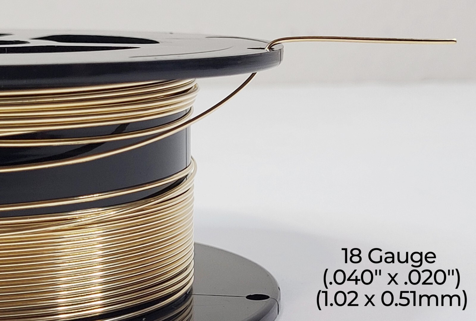 14/20 Yellow Gold-Filled Wire | Half Round | Dead Soft | 6-24 Gauge | 1-10 ft