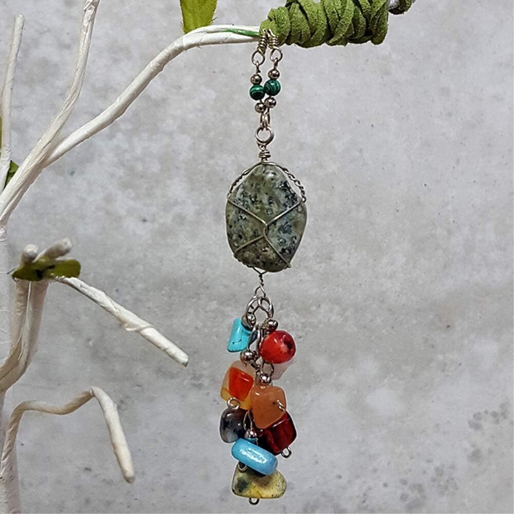Mini Natural Chip Stone Beads Healing Crystal Loose Rocks Bead Hole Drilled