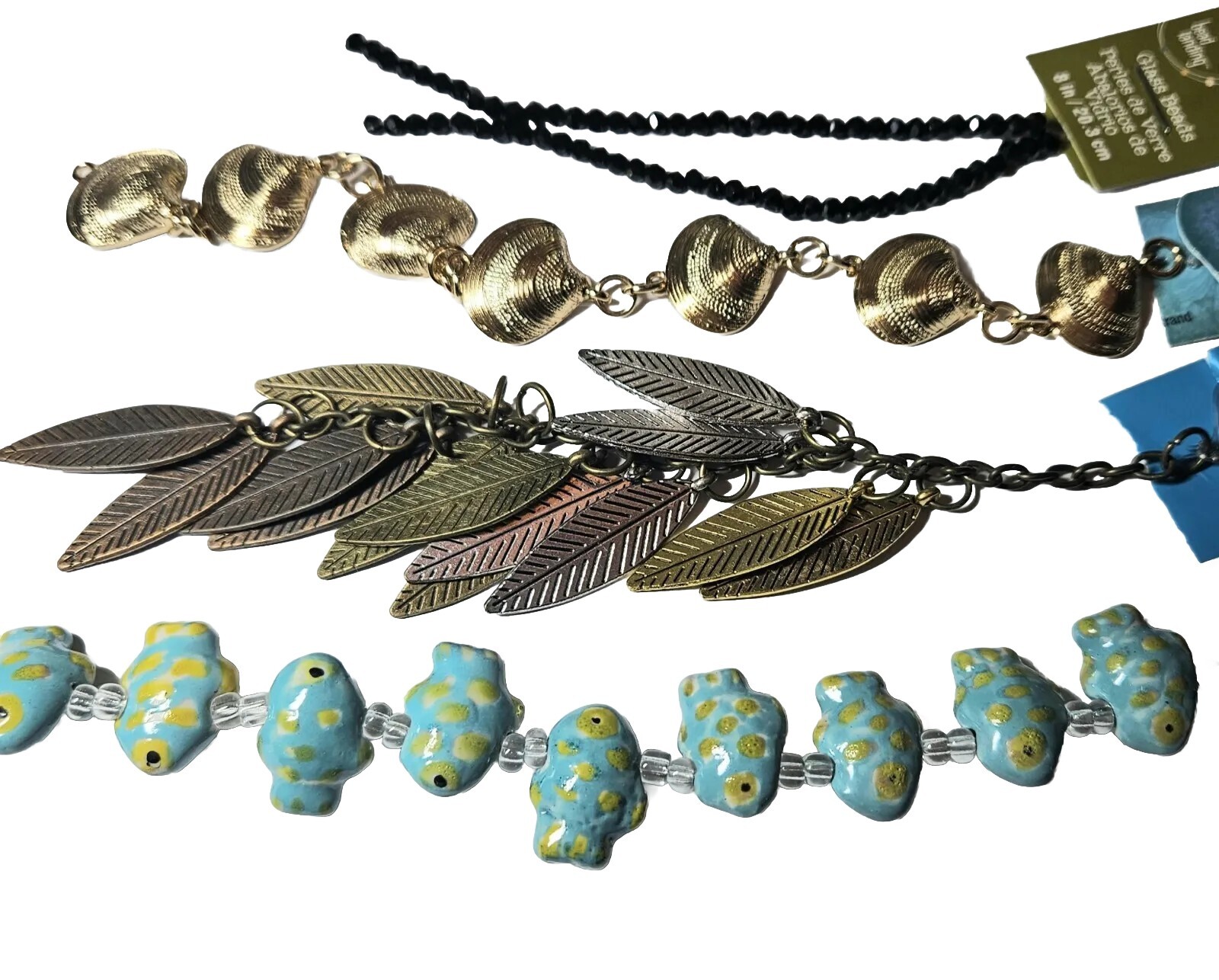 Strands of Various Beads as Shown In Photos, Beads And Charms For Jewelry-Making