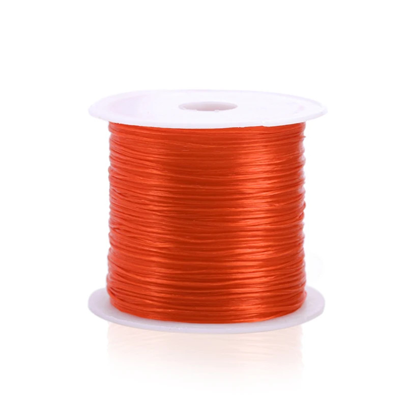 10-40M/Roll Strong Elastic Crystal Beading Cord 1Mm for Bracelets Stretch Thread