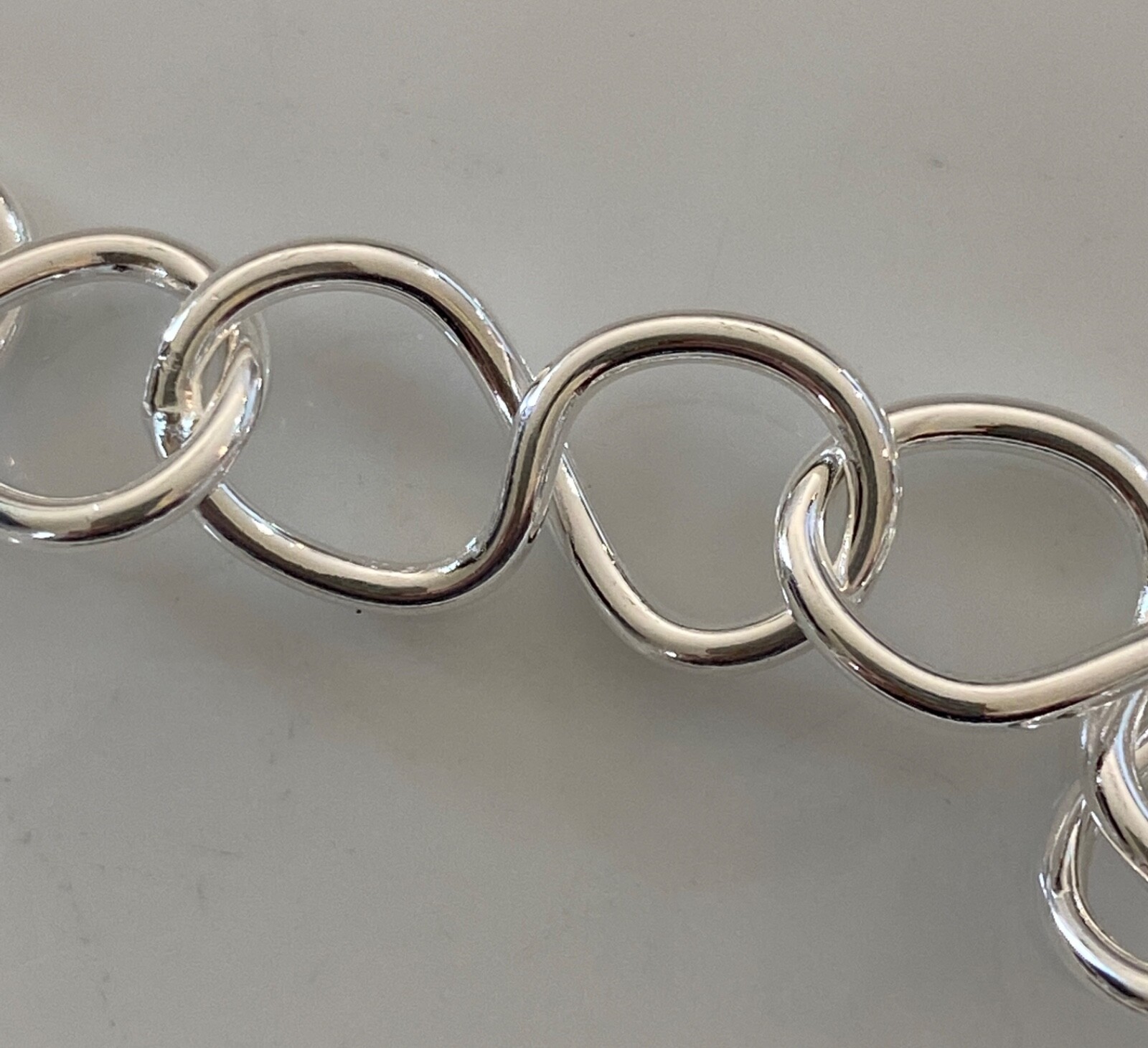 Sterling Silver 925 Figure 8 Toggle Clasp Bracelet Choose Size Jewelry Base