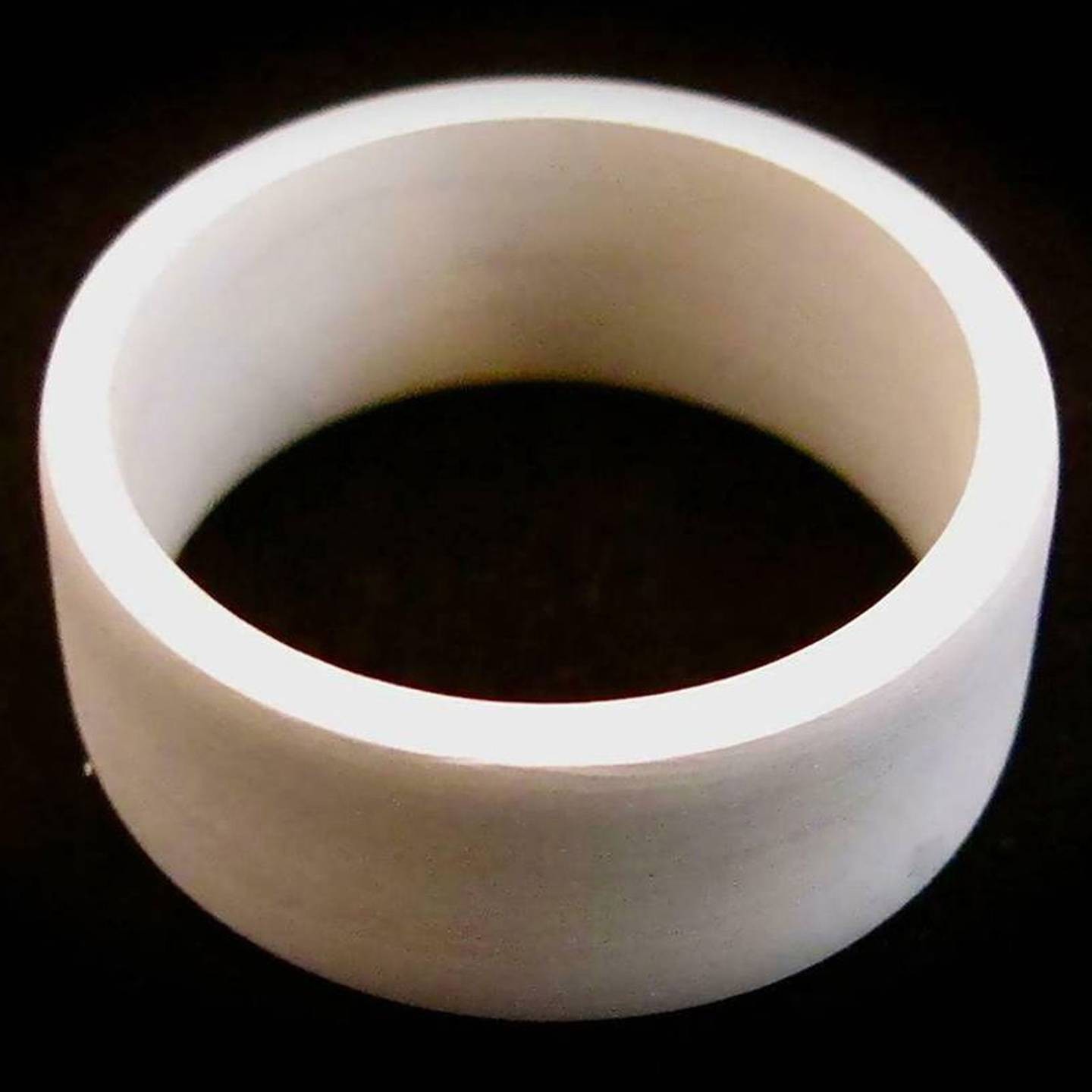 PMC Precious Metal Clay Square Edge Blank Silver Clay Design Ring 15.7-16.5mm