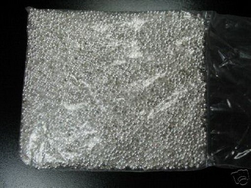 5000PCS Bright Silver Plated Crimp Beads Round 2.5mm #10157 for Jewelry Making