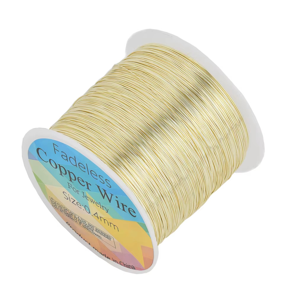 100M Copper Wire Beading Cord 0.3/0.4/0.5Mm for Jewelry Making Accessories